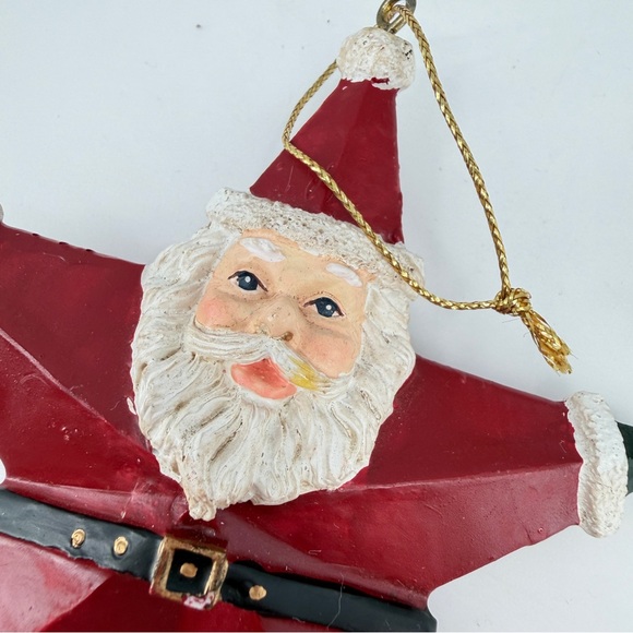 Kurt Alder Santa Claus Star Christmas Ornament Resin Folk Art Country Farmhouse - Picture 6 of 12